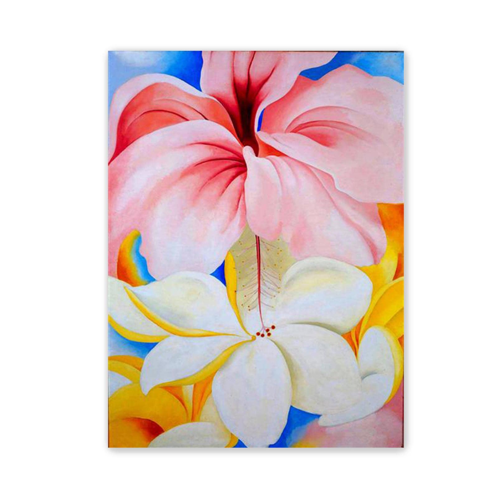 Amazon.com: Framed-Landscape Painting by Georgia O'Keeffe Famous